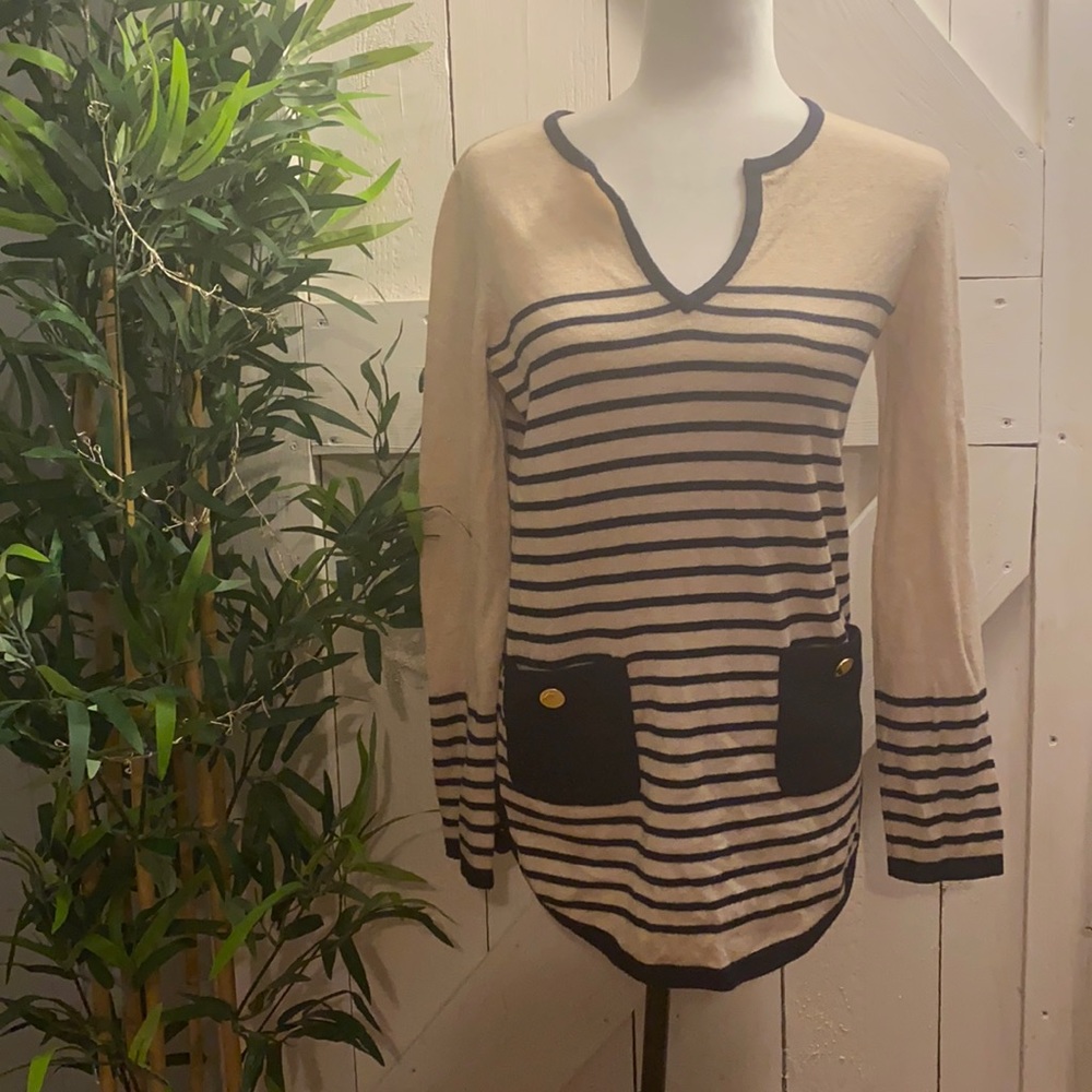 Tory Burch wool/polyester/cashmere blend tunic